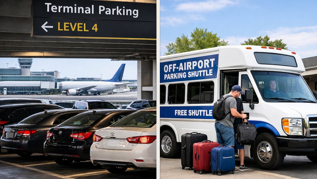Off-Airport vs Airport Parking Comparison