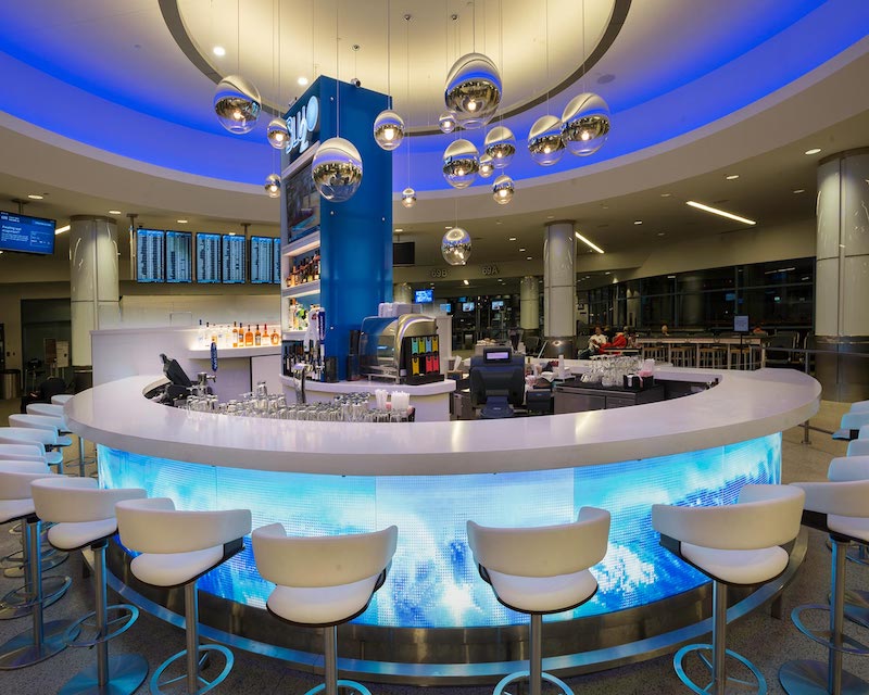 Blue2O Bar at LAX