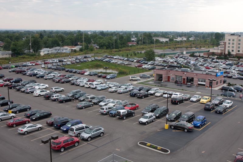 Located at: 3999 Genesee St, Buffalo, NY, 14225 Finding a convenient airport parking lot can often be a headache. Thanks to The Parking Spot, you'll be able to find affordable short-term and long-term parking at Buffalo Airport .