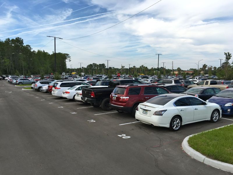 MCO, North Park Place Parking Lot with Shuttle (Blue)