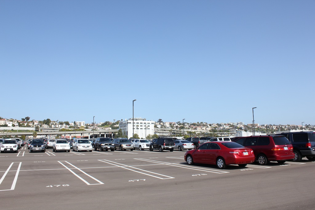 lax parking spot