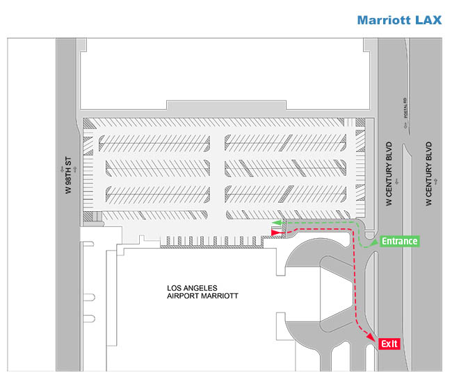 Marriott LAX Parking Plan