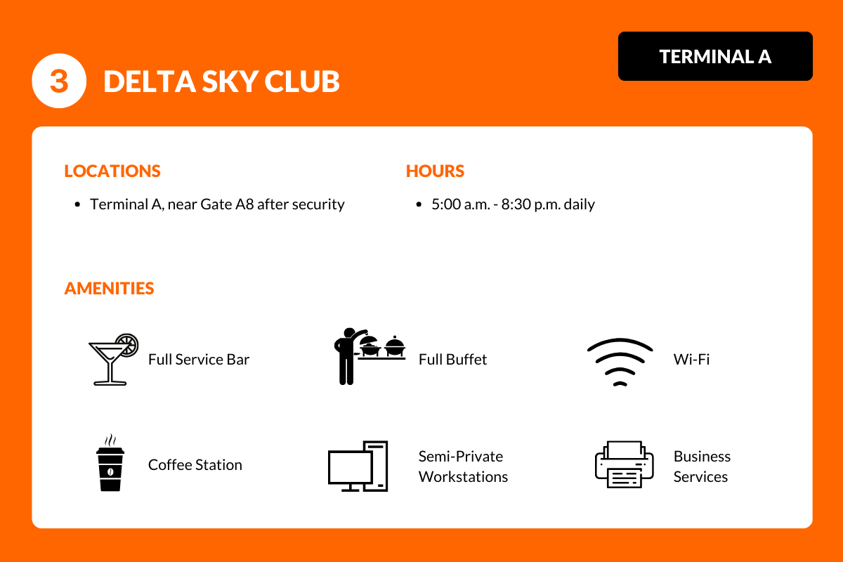 Delta Sky Club - Terminal A - Newark Airport